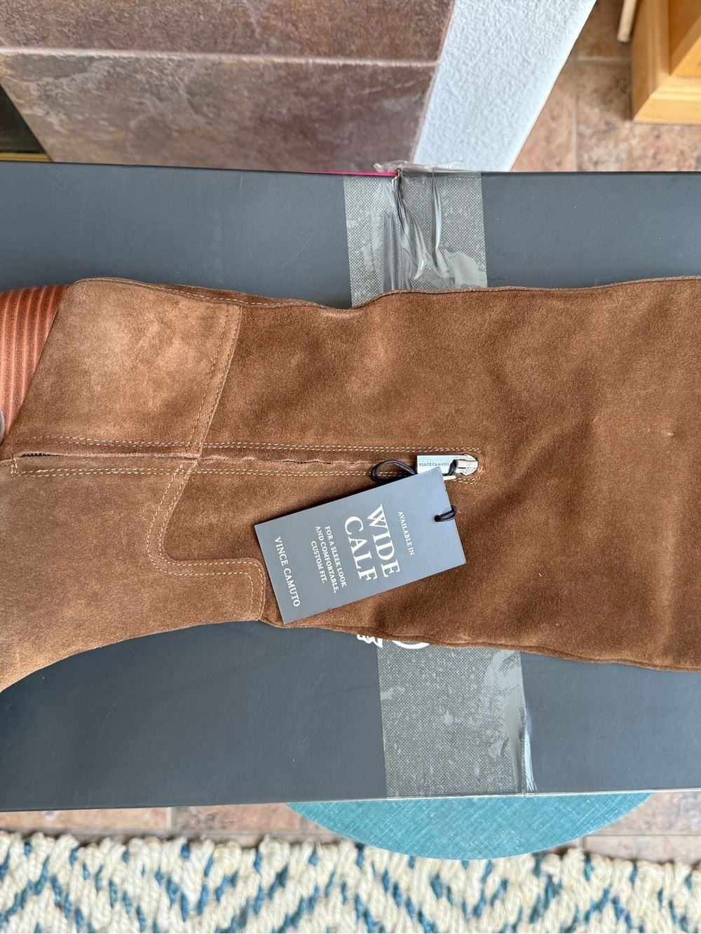 Vince Camuto Cristen Knee High Boots  NWT Wide Calf Suede Size 9 - Picture 11 of 11